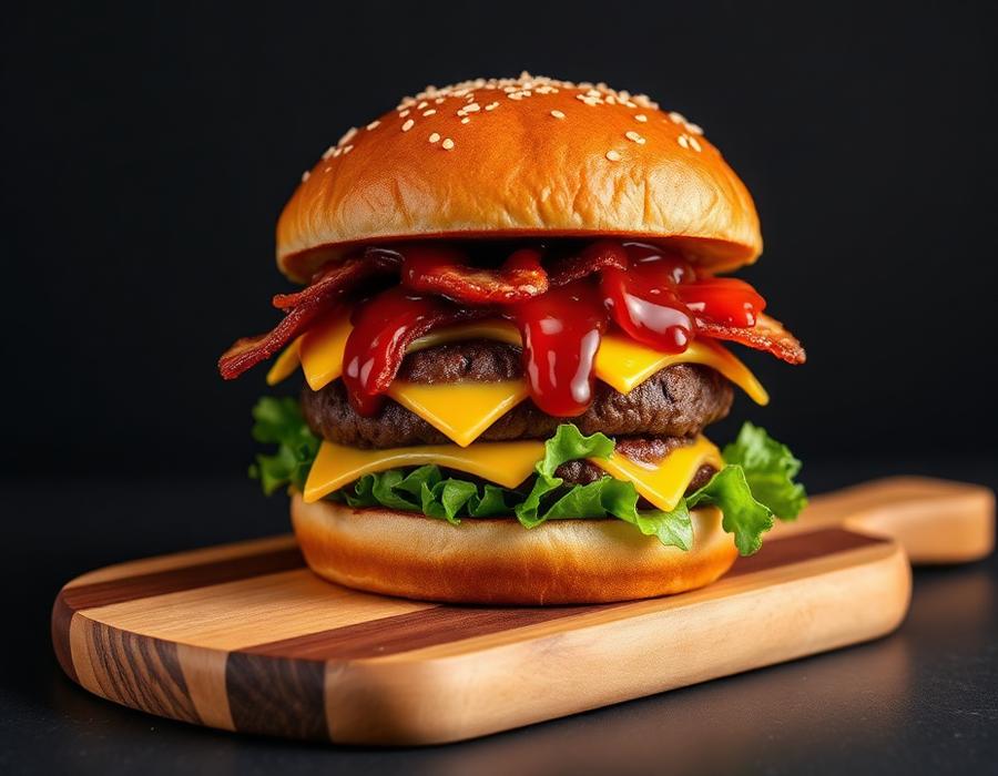 Hamburguesa El Rey — Hamburguesas de La Barbacoa del Rey