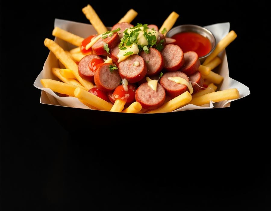 Salchipapa del Rey — Salchipapas de La Barbacoa del Rey
